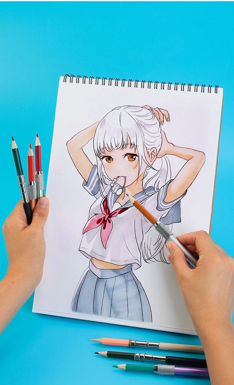 Extensor de lápiz ajustable para dibujo y pintura artística_voghion.com