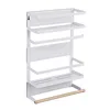 White large refrigerator rack
