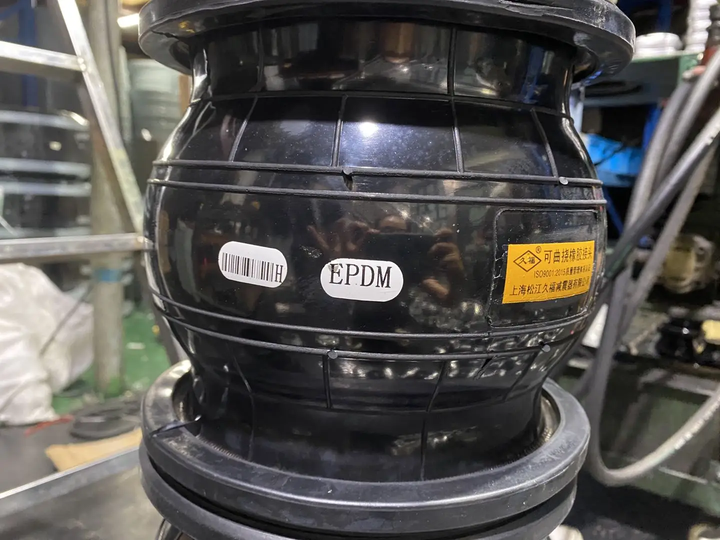 JiuFu DN100 DN300 DN500 DN700 DN900 DN1000 Compensator Single Sphere Rubber Expansion Joint Flange Flexible Rubber Soft Joint
