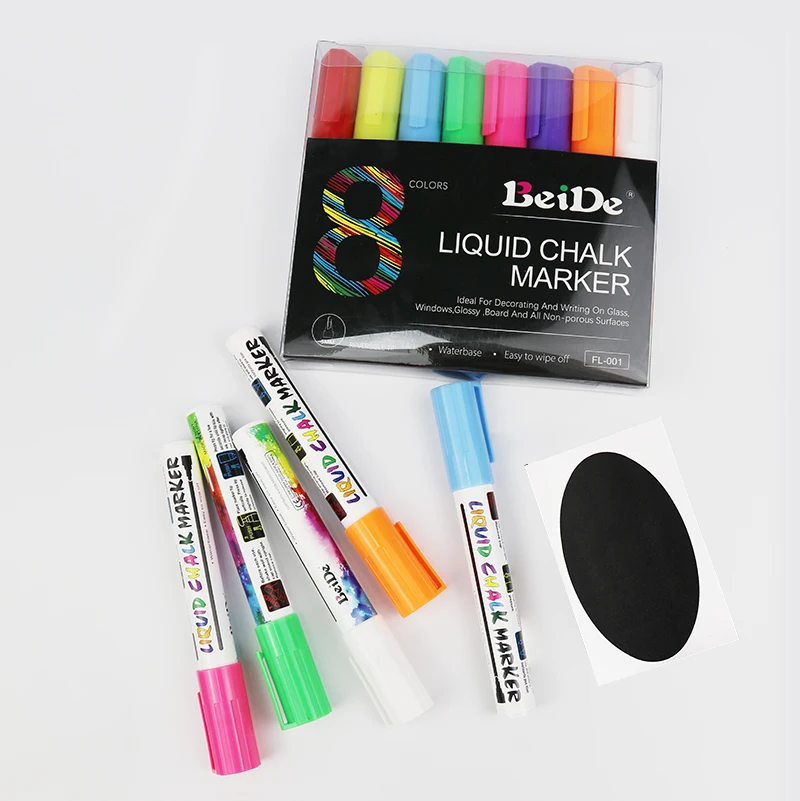 Medium Tip Car Window Markers Pack Liquid Chalk Markers, OEM