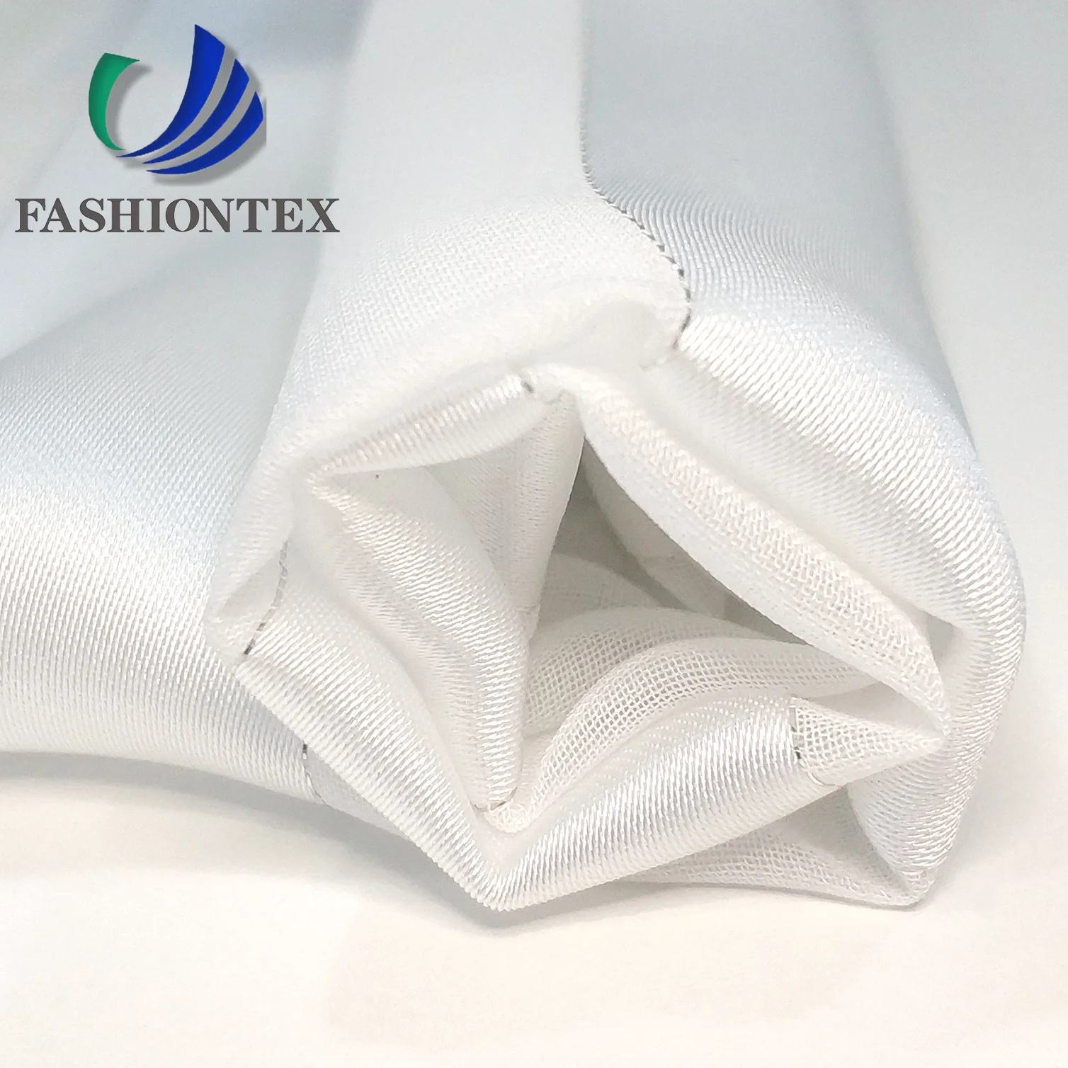 Узкая атласная шифоновая ткань Fashiontex с серебряным люрексом, ткань из 100% полиэстера для женской одежды, ткань из люрекса