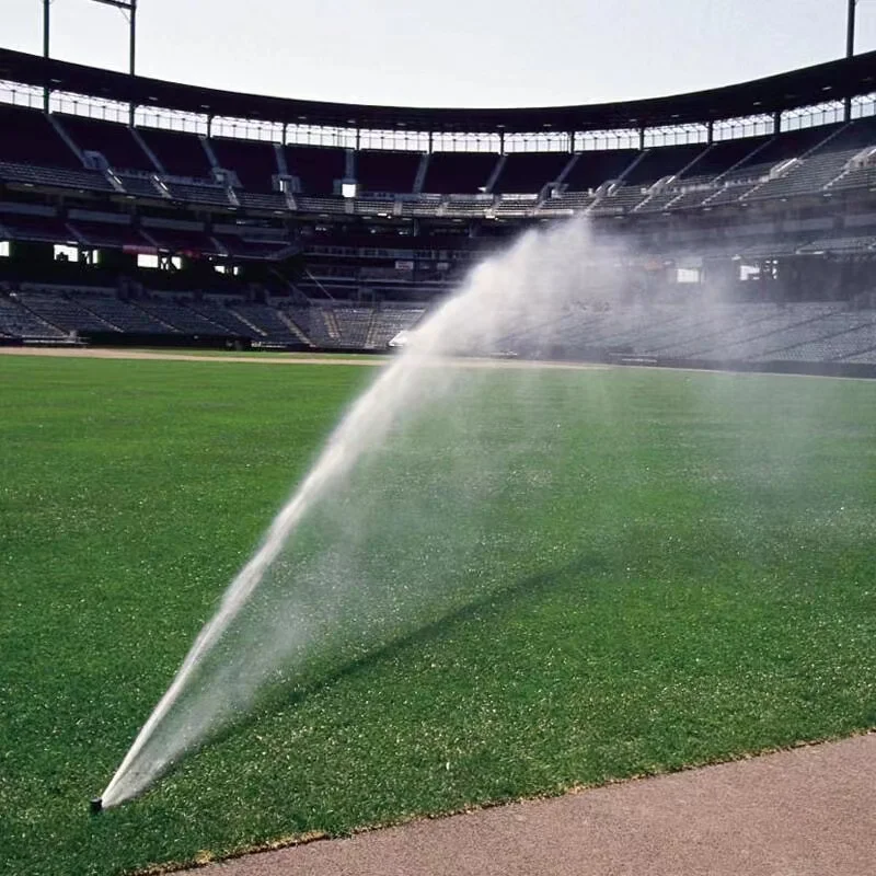 STYDDI Irrigatore A Impulso Con Base In Metallo – Regolabile Da 20° A 360°, In Lega Di Zinco E Ottone, Per Prato E Giardino