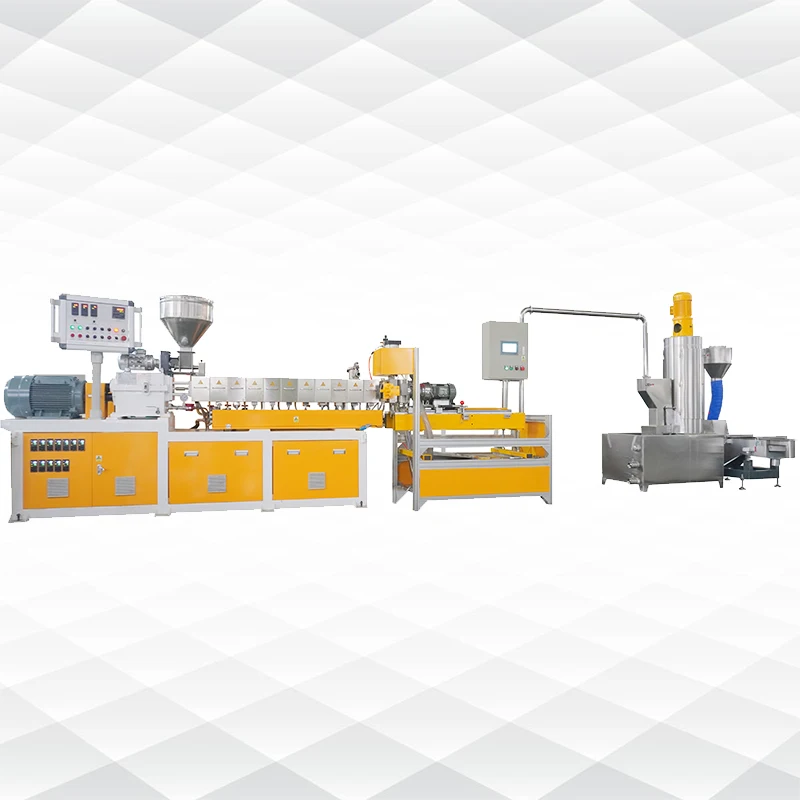 Small Lab Model Twin Screw Extruder Underwater Cutting Line Bioplastic Granules Making Machine