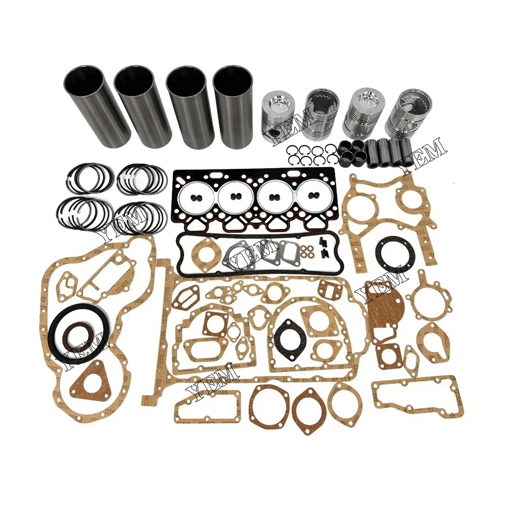 Machinery 4.236 Cylinder Liner Kit With Gasket Set for Perkins Standard Size Engine Parts 4