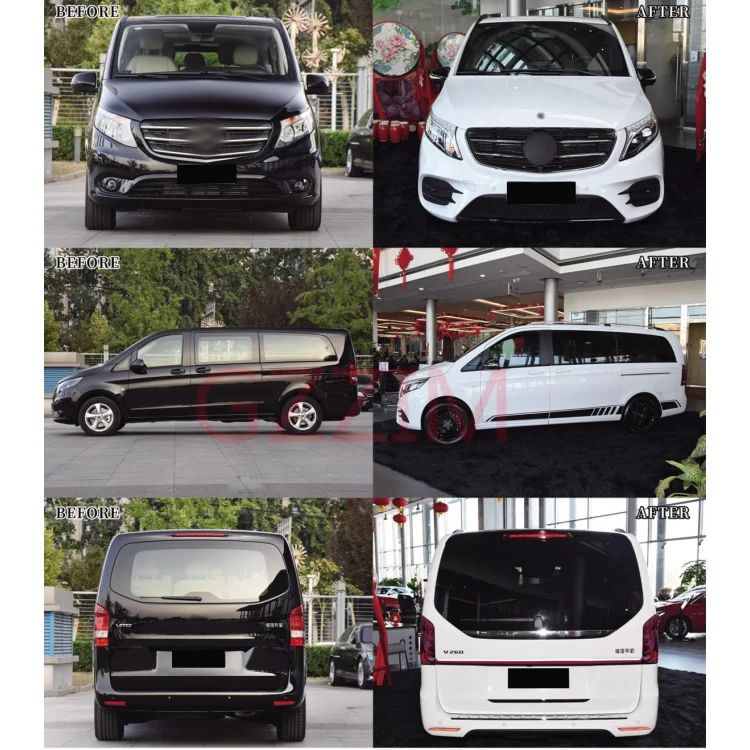 Auto Frontlippe Spoiler Für Benz Für Vito W447 20 Produktbild-Vorschau 8