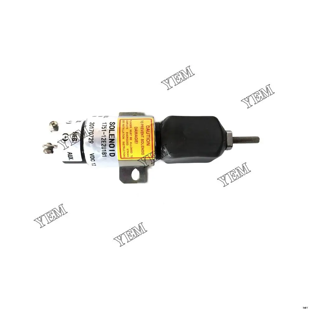 V1505 Fuel Shut Off Stop Solenoid 1751-12E2U1B1 SA-4884 8717452-283 for Kubota