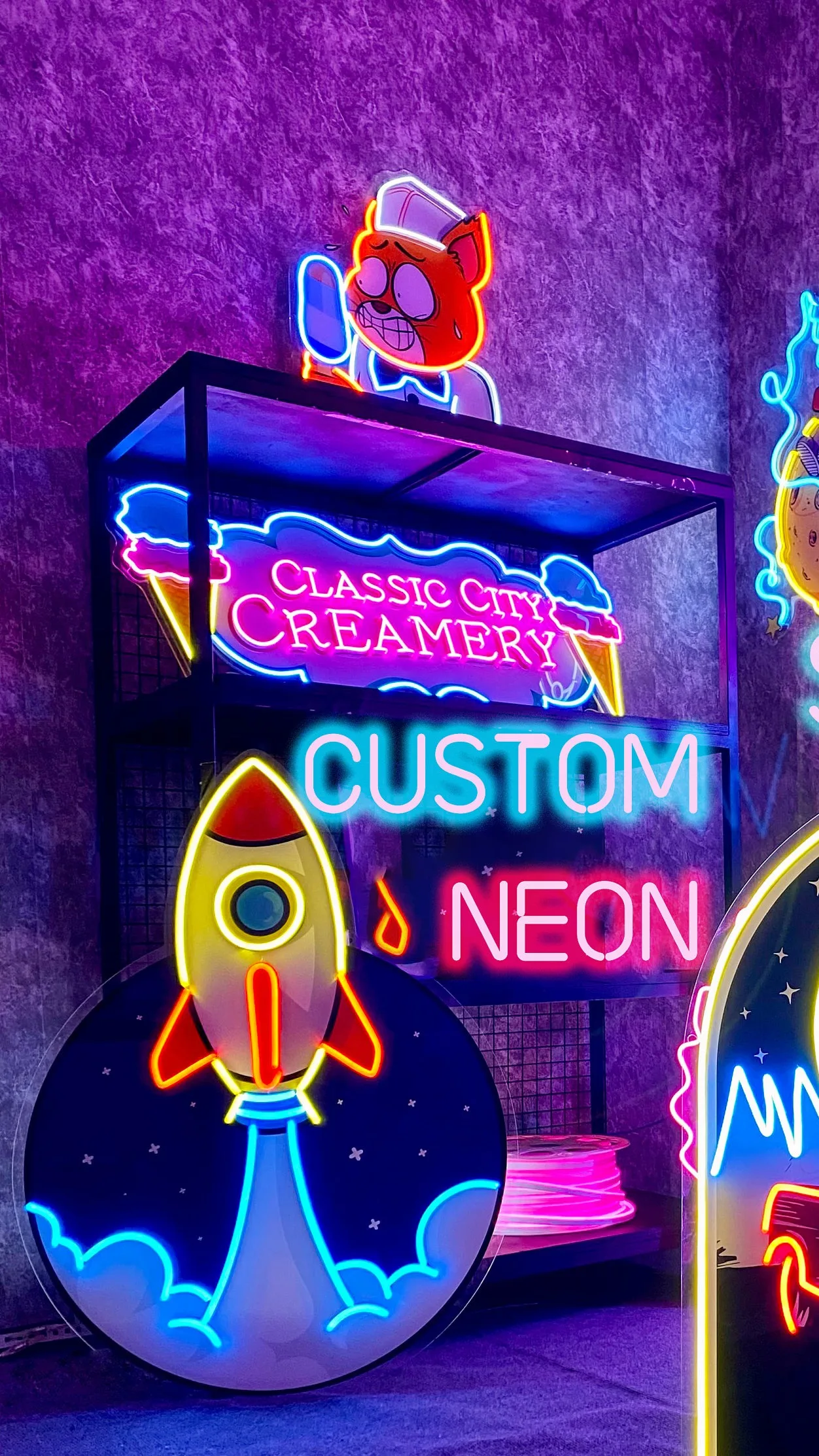 Drop Shipping Custom Logo Neon Light Wedding Sign UV Printed Custom Neon Sign Business Logo Neon