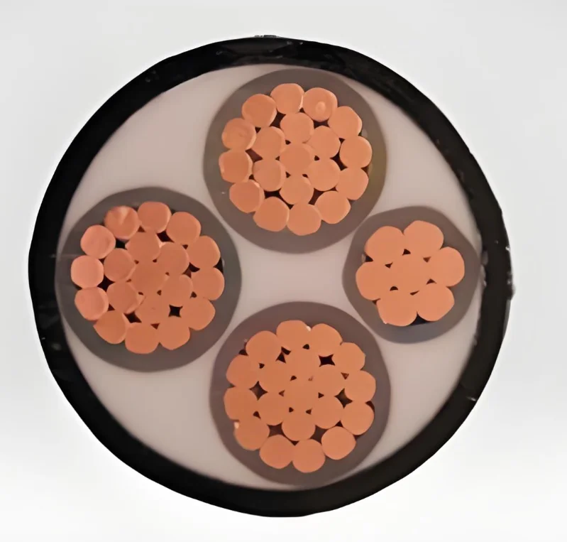 Factory direct rated voltage 0.6/1kv cross-linked polyethylene insulated power cable for construction overhead buried line