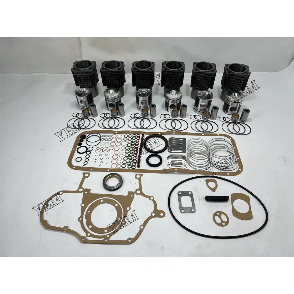 BF6L913 Cylinder Liner Kit With Gasket Set for Deutz Excavator Repair Replacement
