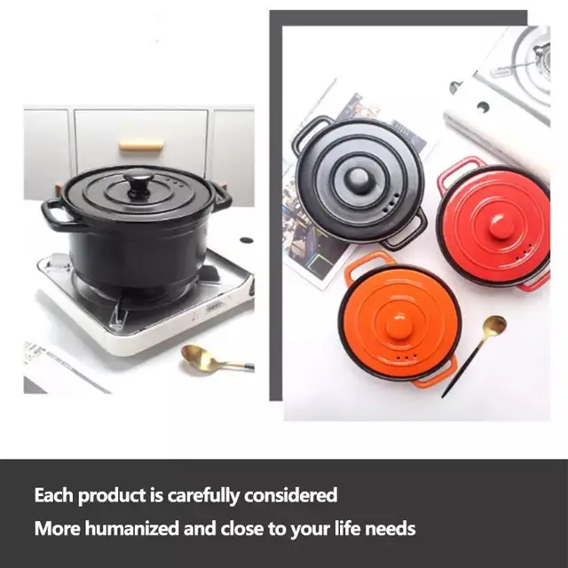 Cookware Set Cast Iron German Enamel Handles Cook Wares Sets Kitchen Non  Stick ceramics material - AliExpress