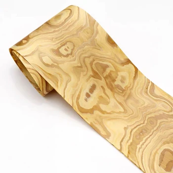 New product 2500mm * 320mm size marble grain engineering veneer high-end wood veneer