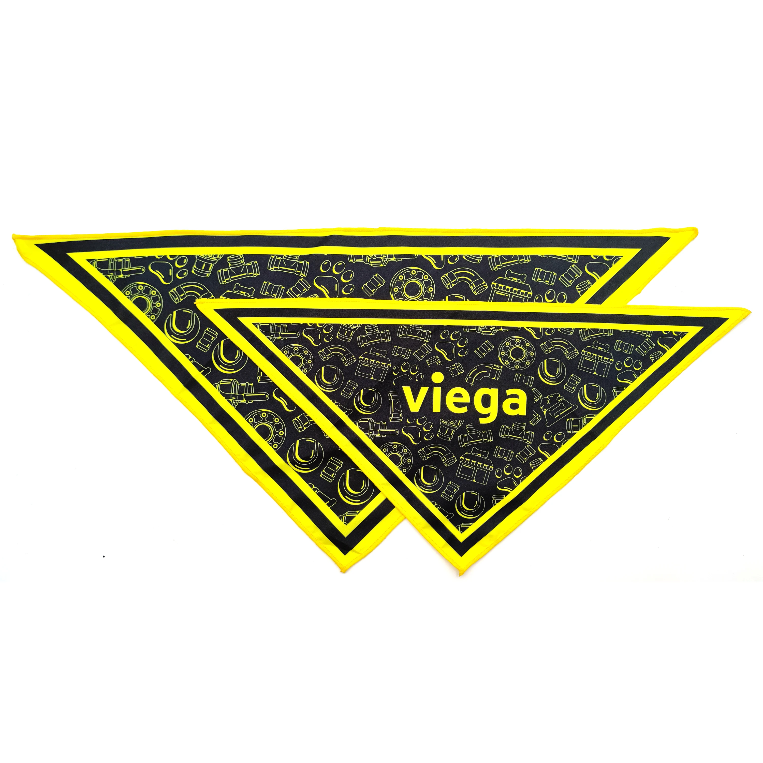 Custom Printed Dog Bandana with Logo Cooling Cat Dog Bandanas Accessories Pet Triangular Bandanas Sublimation Pet Scarf
