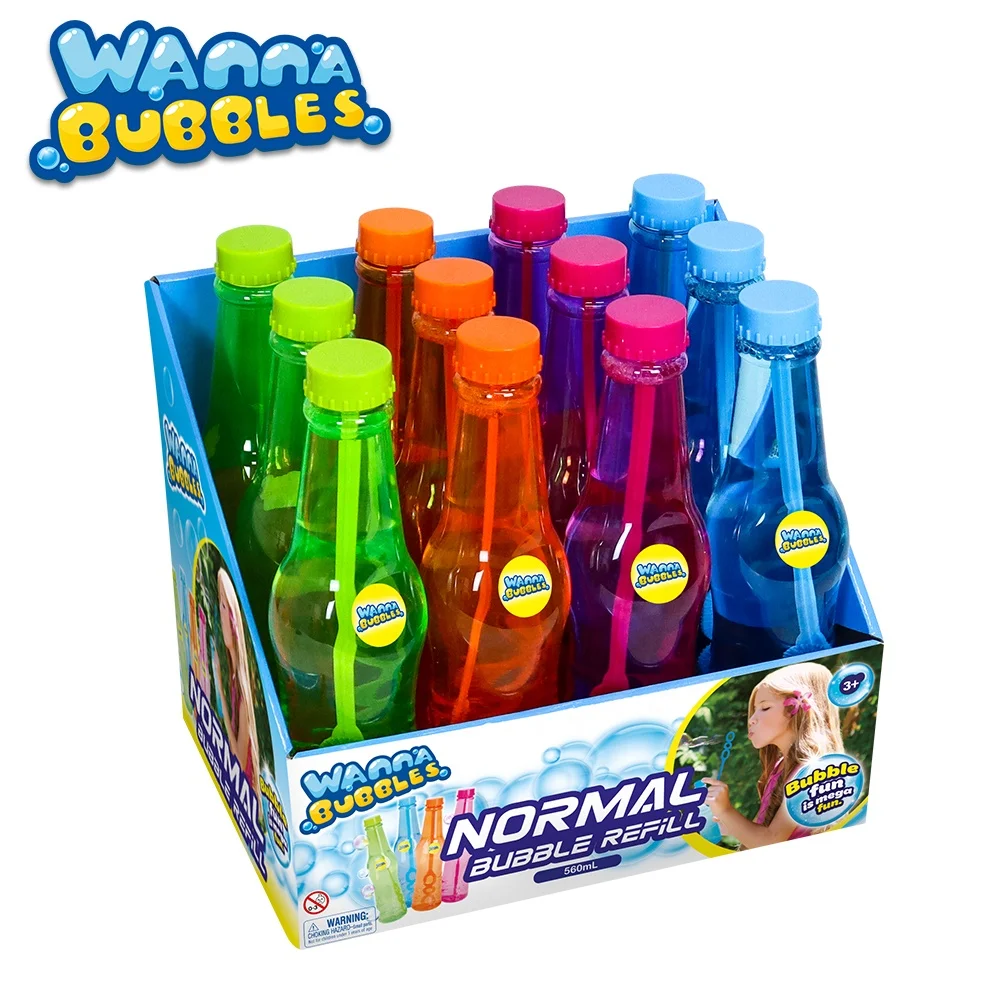 Низкая цена 550 мл пузыри решение мыло бутылка для воды пузырь игрушка