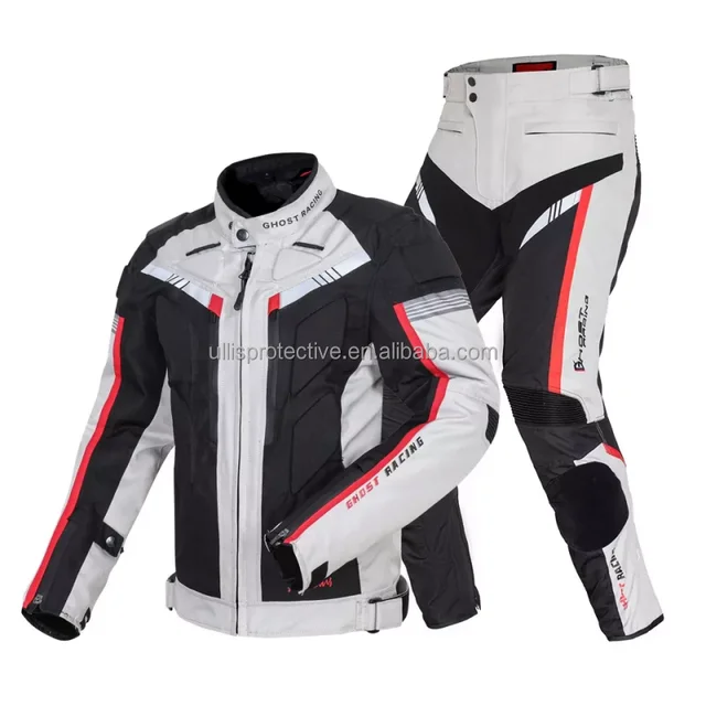 Motorcycle Jacket Set Motorbike Jacket+Pants Windproof Chaqueta Moto Racing Motocross  Suit Protect Gear Waterproof