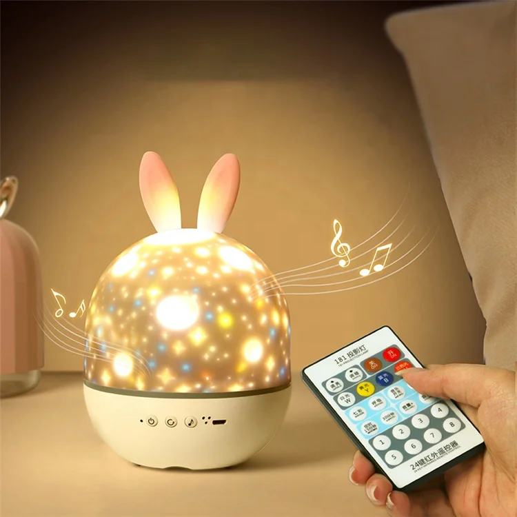 Elf Led Charging Rotating Atmosphere Night Light Creative RGB Projector Projection Lamp Night Light