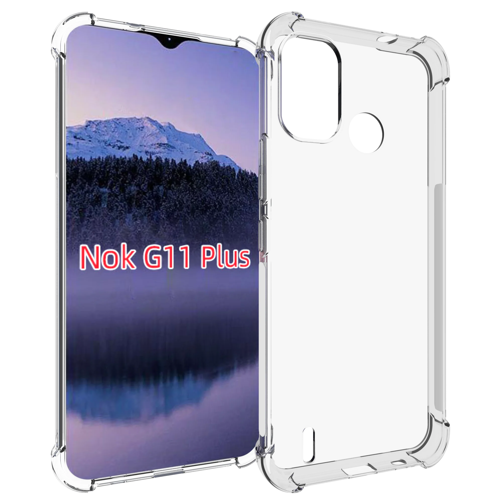 BORYA Handyhülle Für Nokia G21/G11 – Bunte Farbverlauf-Hülle Aus Weichem Silikon, Transparent & Stoßfest