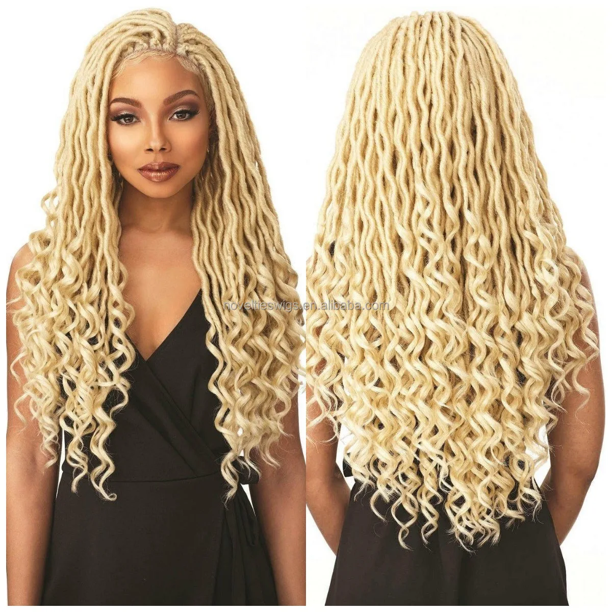 Novelties Black Passion Twist Wig Synthetic Crochet Braid Hair Wig Goddess  Bohemian Locs Butterfly Locs Lace Front Braided Wigs - Buy Dreadlocks Braid  Hair Faux Locs Product Review For Black Women Braided