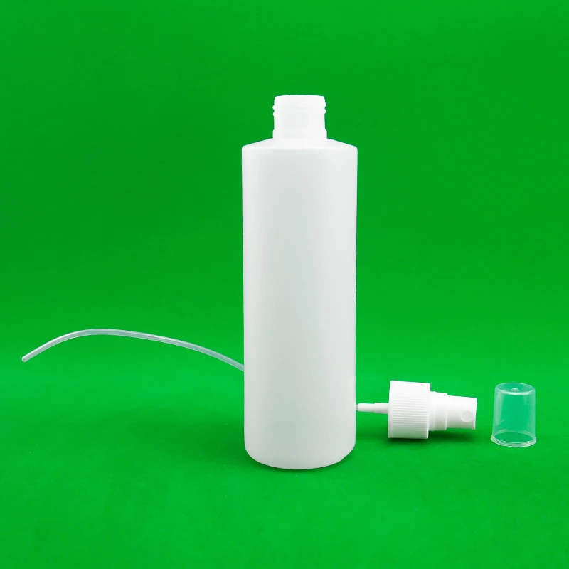 product hdpe 60ml 100ml 250ml empty packaging square plastic bottles for shampoo juice lotion with spray nozzle pump-28