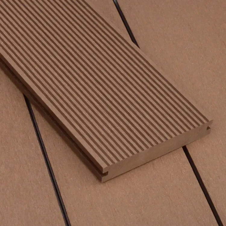 Wholesale Fire-Proof Outdoor Garden Buildings WPC Poland Decking Composite Modern Traditional Teak Wood Plastic Brushed