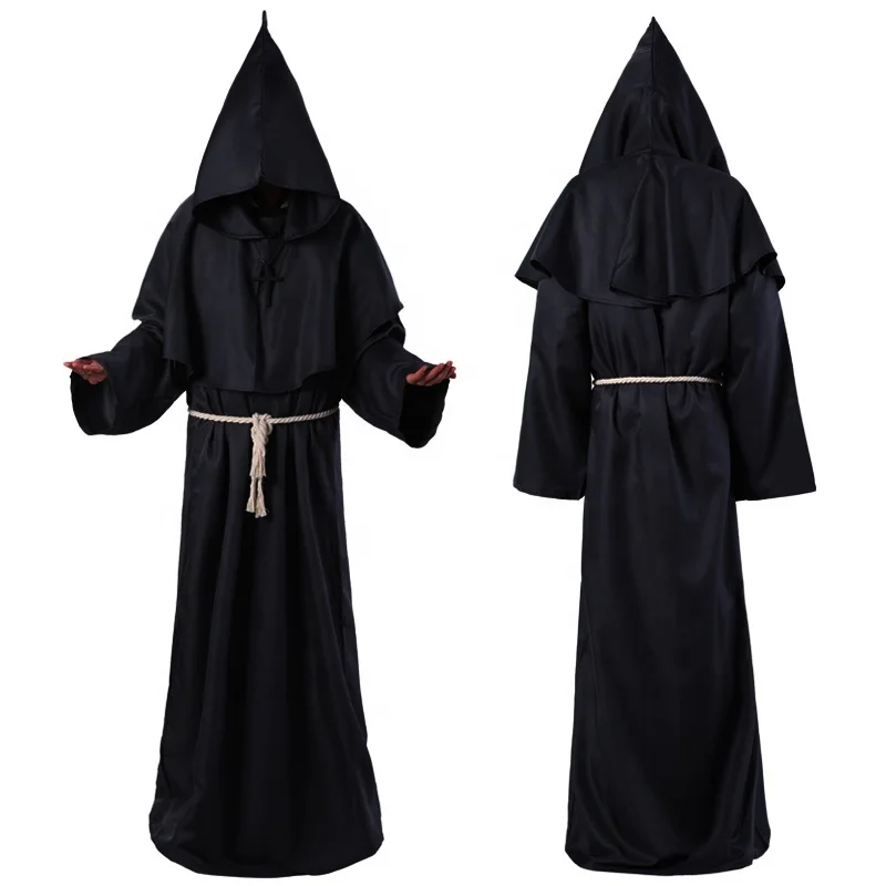 Alibaba.com: Home HF-M-031 Halloween Monk Hooded Robes, Medieval ...