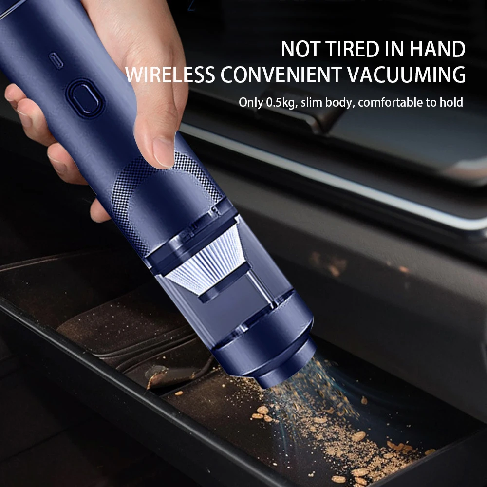 Portable 11000pa Rechargeable Wireless Cordless Mini Car Vacuum Cleaner Handheld Air Duster for Car Cleaning - view 5