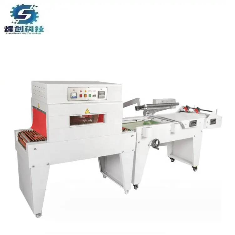 Semi Automatic L Type Bar Sealer Heat Shrink Film Packing Wrapping Machine For Shrinking Case,Bottles 555020