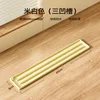 Off-white [three-groove] elongated narrow-edge drain pad