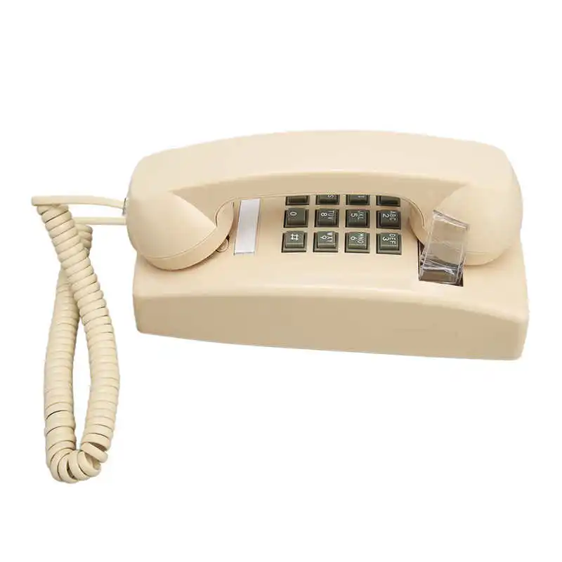 Vintage Vaste Telefoon, Ouderwetse Vaste Bureautelefoon met