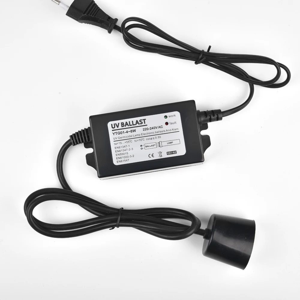 
 4-150 Вт T5/T8 110-240 в УФ Электрический балласт бактерицидная лампа адаптер для дезинфекции Ультрафиолетовый электронный балласт  
