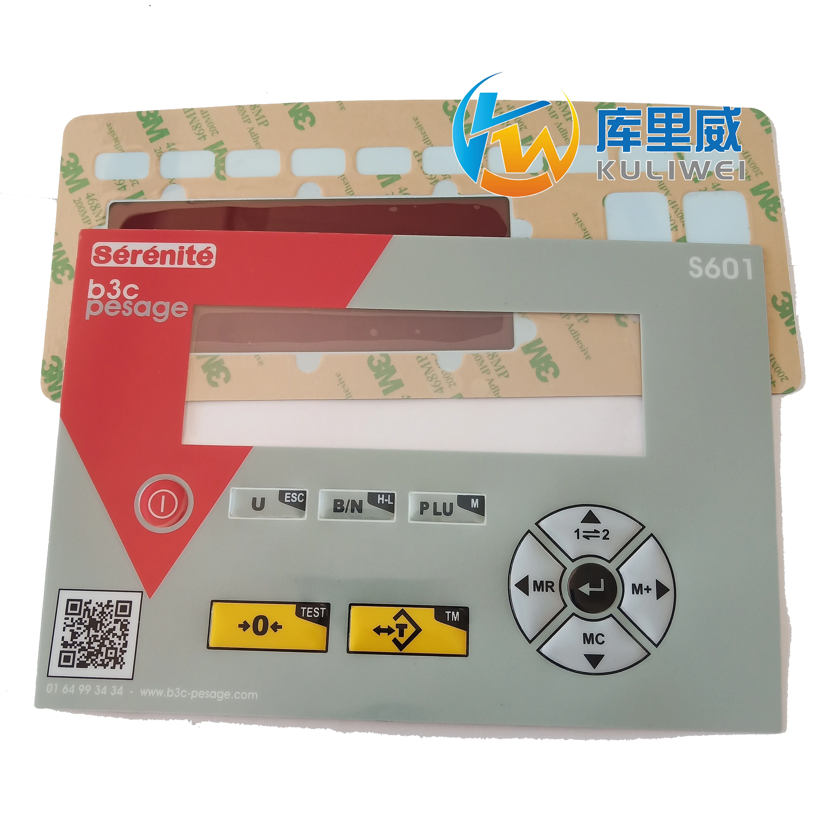 Custom LCD Screen Panel Sticker Acrylic Control Panel Pvcsticker Button Film Switch Panel Sticker