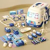 Scatola portaoggetti per ambulanza blu, set da 39 pezzi