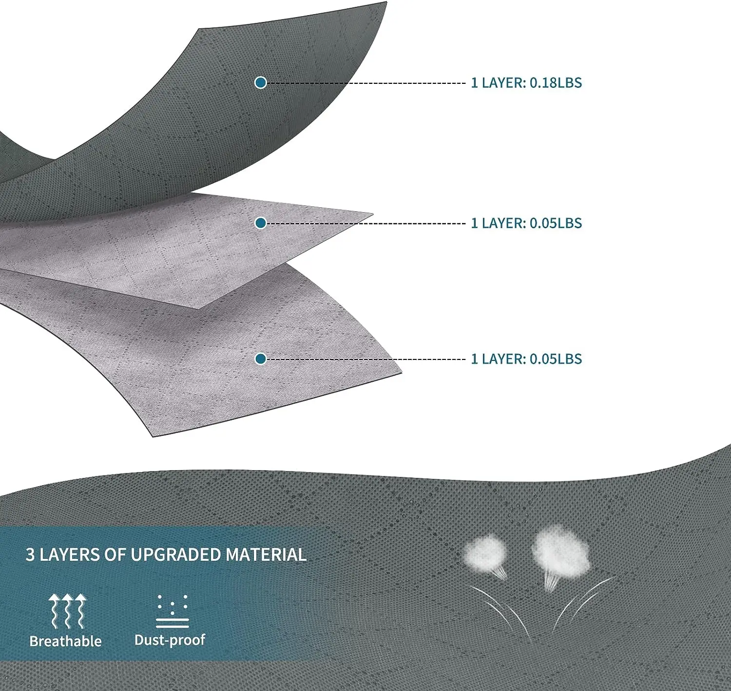 Hot Sale Large Capacity Bag Clear Window Folding Clothes Storage