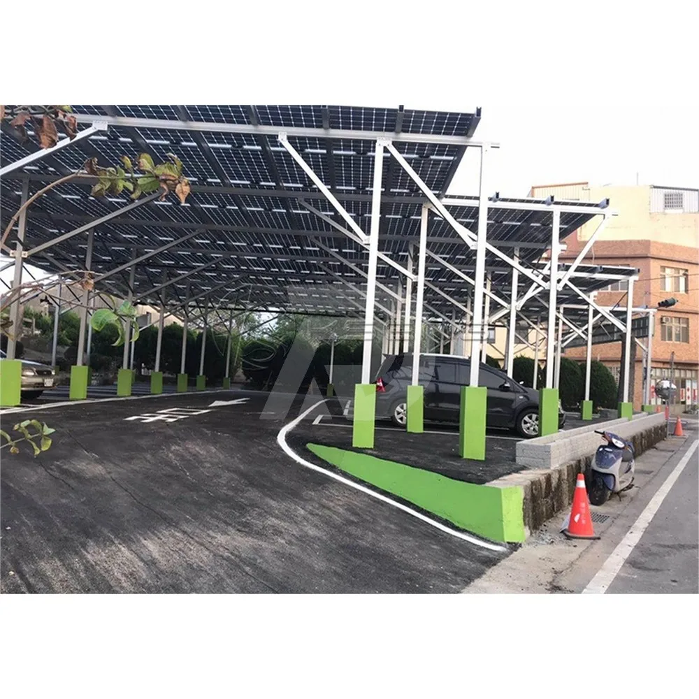Modern Design Flat Roof Steel Structure Garage Building Construction