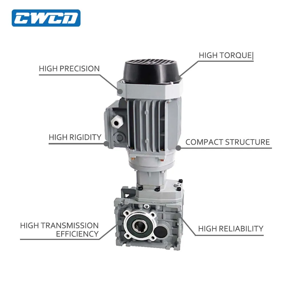 Direct Sale Aluminum Shell Worm Gear Speed Reducers RV30 40 50 63 75 90 110 130 150NMRV Customized ODM Supported
