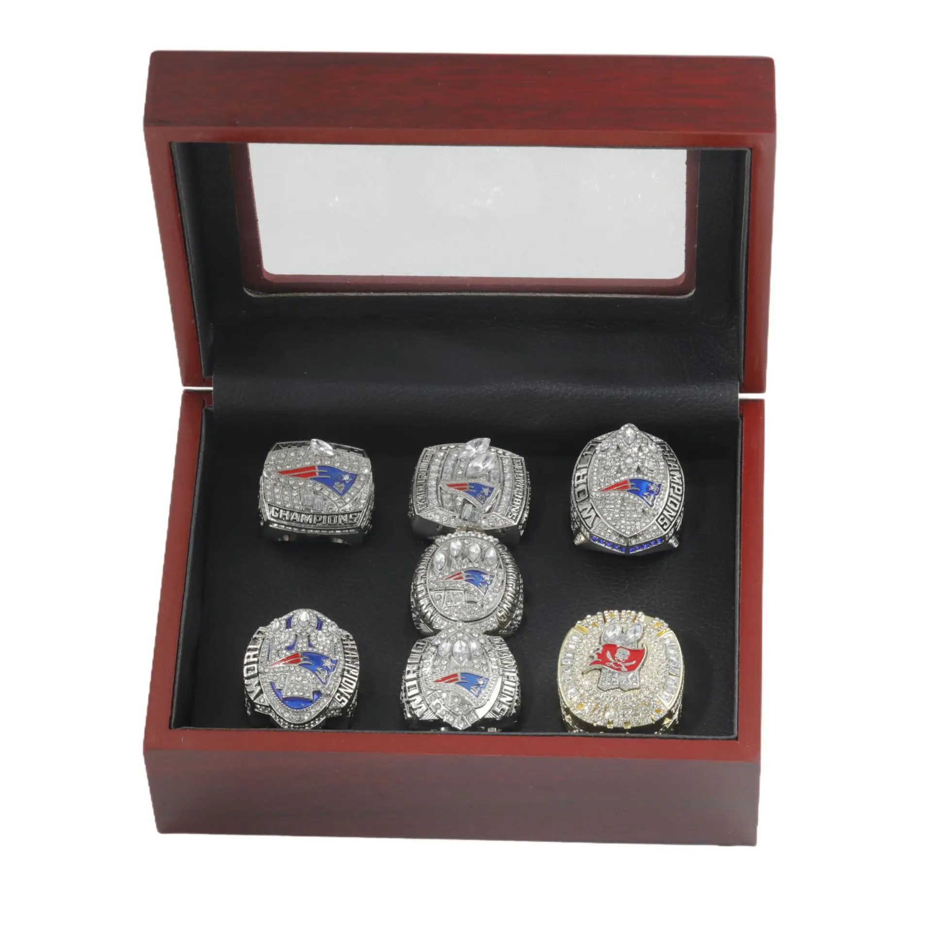New England Patriots Ring Set - 11pcs Championship Rings