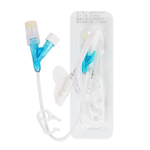 10PCS Pet Medizinische Verbrauchsmaterialien Geschlossenen Katheter Intravenöse Infusion Inwelling NadelDrei-kanal Heparin Kappe 18G 20G 22G 24G – Detail 3