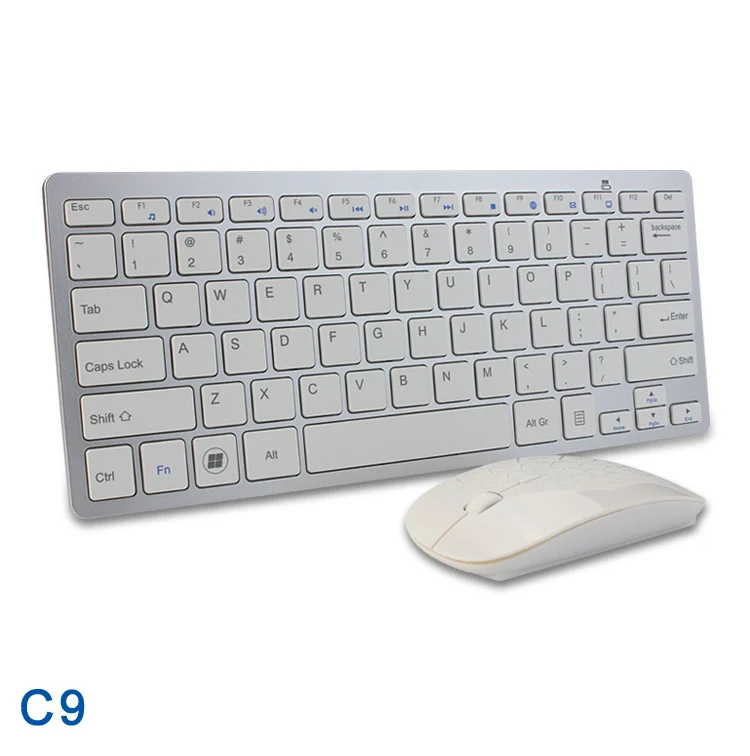 
 Ультратонкая Беспроводная мини-клавиатура и мышь с поддержкой Wi-Fi 2,4 ГГц  