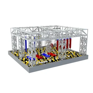 Customized Design New Adult Indoor Adventure Obstacle Course Ninja Warrior for Trampoline Park