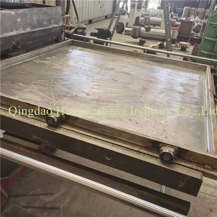 Down Stroke Type rubber interlock brick making machine/rubber tiles production equipment