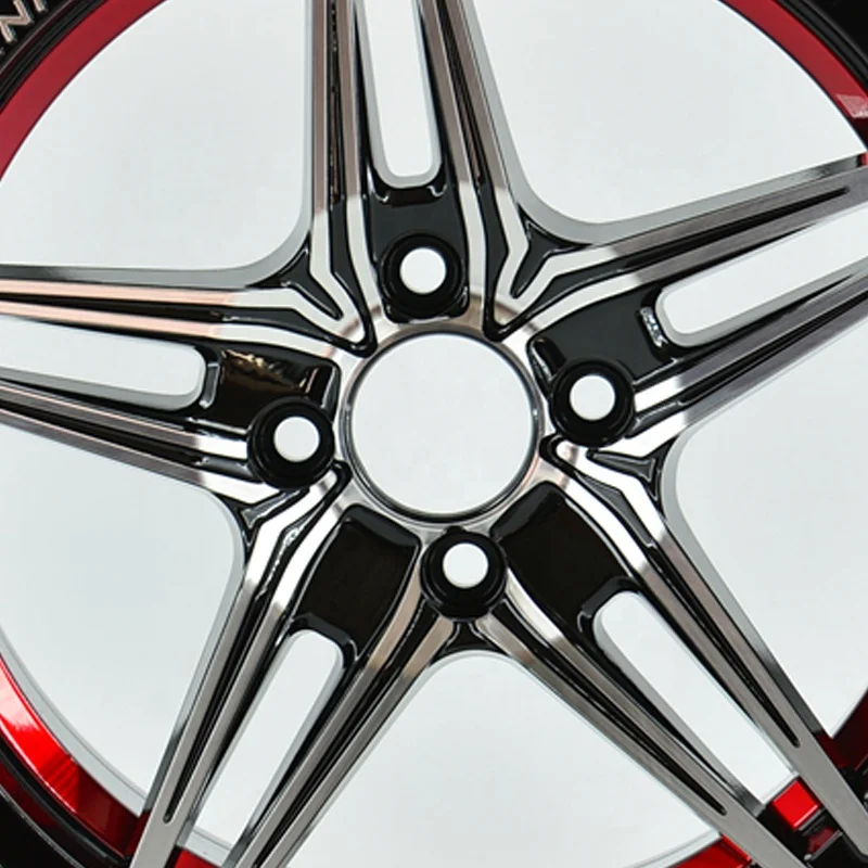 DM622 Factory Customized Aftermarket 4 Hole Car Rims Alloy Wheels 15 Inch