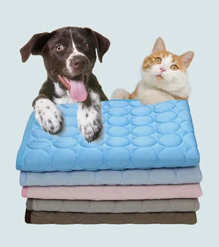 Hot Sale Portable Multi-function Summer Breathable Durable  pet cooling mat for Small Large Dogs  Cats