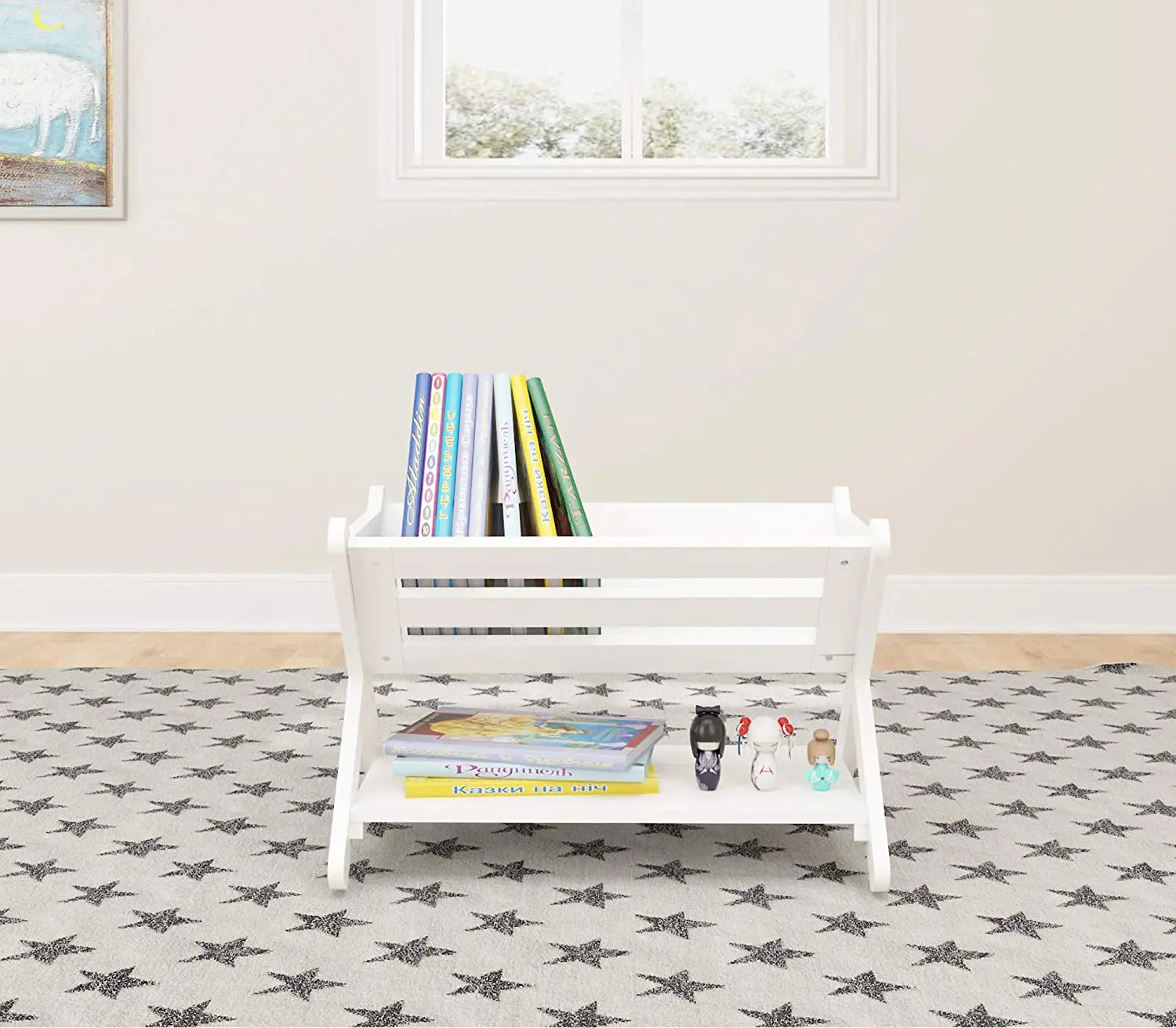 Детский книжный шкаф с полкой детский органайзер для хранения книг малышей