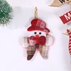 Brown Christmas snowman