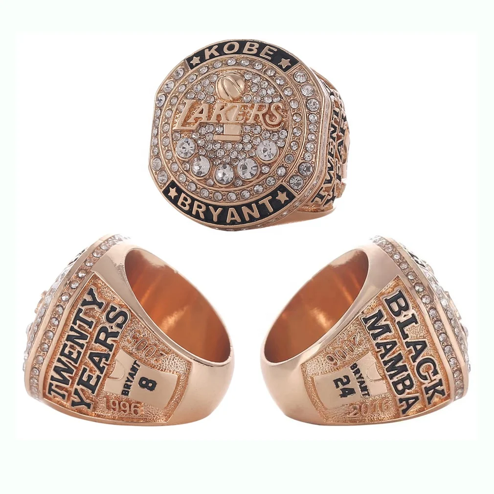 Kobe Bryant Lakers ゴールデンエディション レプリカ新品未使用 LOS ANGELES LAKERS KOBE BRYANT Black Mamba Gold plated