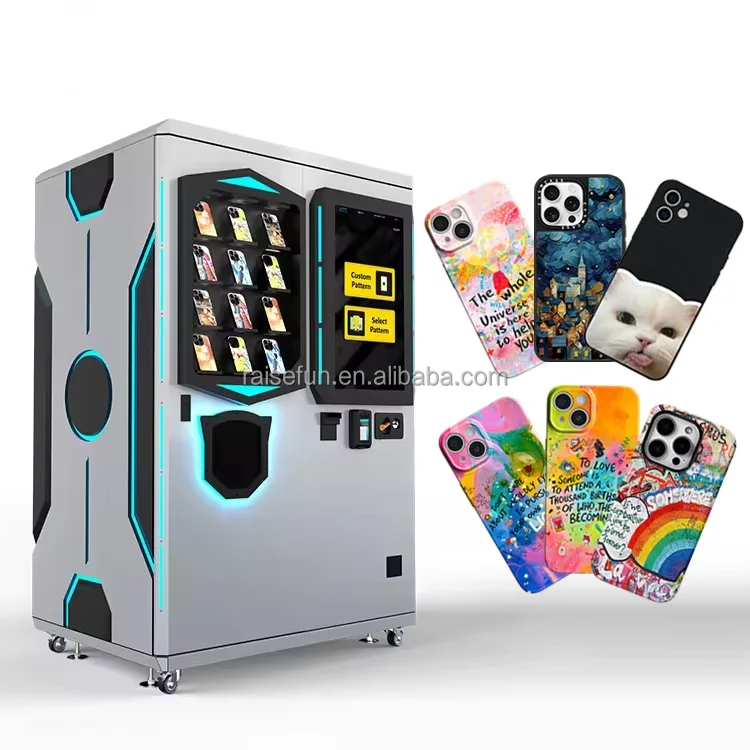 product smart phone case vending machine diy uv printing automatic 24 hours self service touch screen custom mobile cover printer-0