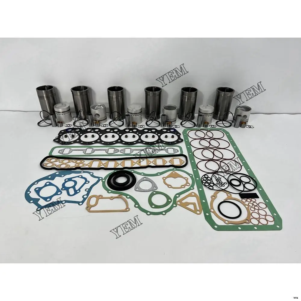 6DS70 Rebuild Overhaul Kit With Full Gasket Set Piston Ring Liner for Mitsubishi Construction Machinery Spare Parts