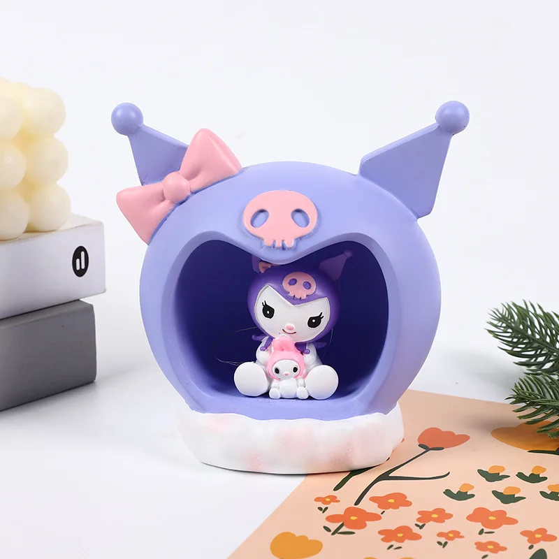 Kuromi Led Light Anime Kuromi Cinnamonroll Kawaii Accessories Ornament ...