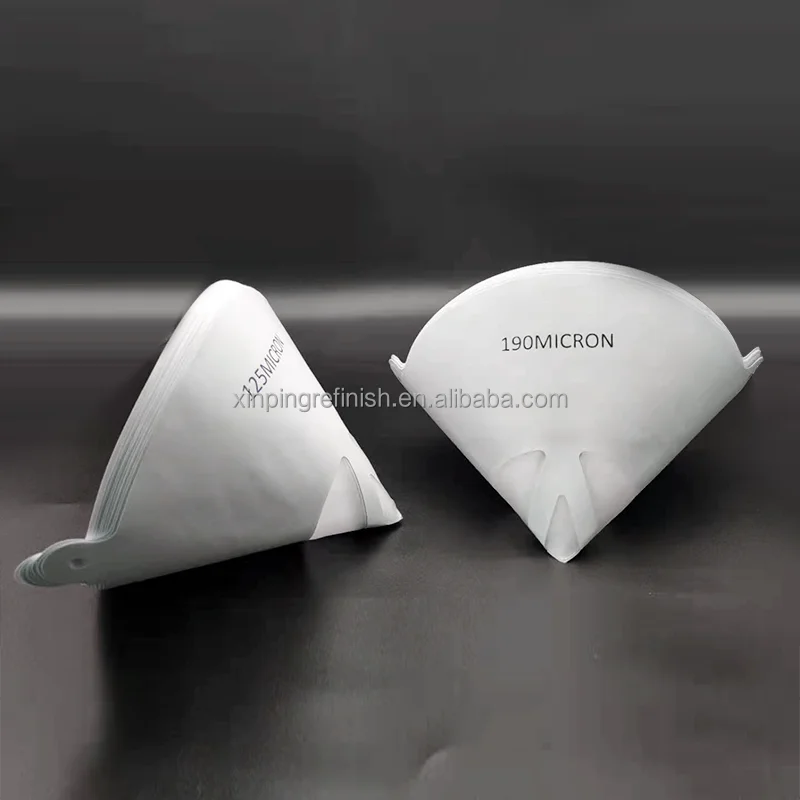 Cone Paint Filter Strainer Paper 80 Micron Nylon Mesh Paint Strainer