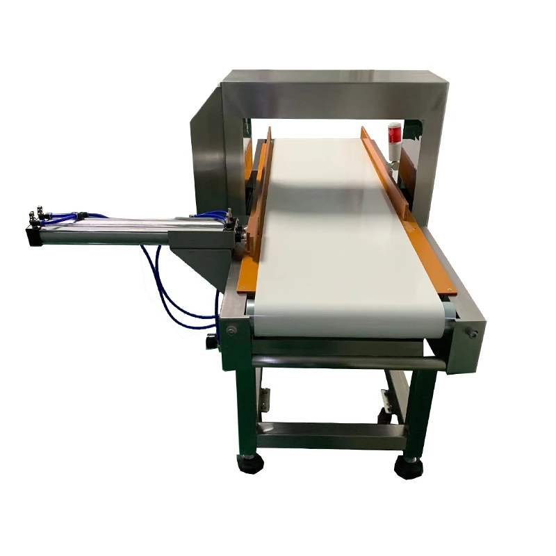 High Sensitivity Snacks Chicken Food Conveyor Belt Metal Detector