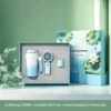 Coffee cup small fan two-piece set
